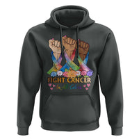 Funny All Cancer Awareness Hoodie Fight Cancer In All Colors Colorful Ribbon