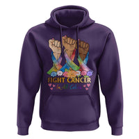 Funny All Cancer Awareness Hoodie Fight Cancer In All Colors Colorful Ribbon