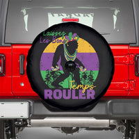Funny Bigfoot Mardi Gras Spare Tire Cover Laissez Les Bons Temps Rouler Bald Cypress