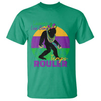 Funny Bigfoot Mardi Gras T Shirt Laissez Les Bons Temps Rouler Bald Cypress