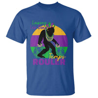 Funny Bigfoot Mardi Gras T Shirt Laissez Les Bons Temps Rouler Bald Cypress