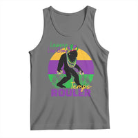 Funny Bigfoot Mardi Gras Tank Top Laissez Les Bons Temps Rouler Bald Cypress