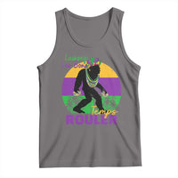 Funny Bigfoot Mardi Gras Tank Top Laissez Les Bons Temps Rouler Bald Cypress