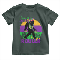 Funny Bigfoot Mardi Gras Toddler T Shirt Laissez Les Bons Temps Rouler Bald Cypress