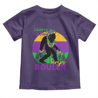 Funny Bigfoot Mardi Gras Toddler T Shirt Laissez Les Bons Temps Rouler Bald Cypress