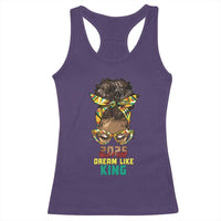 2025 And I Still Dream Like King MLK Day Racerback Tank Top Messy Bun Black History Month