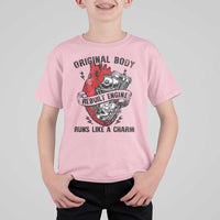 Funny Heart Surgery T Shirt For Kid Original Body Rebuilt Engine Runs Like A Charm Mechanical Heart