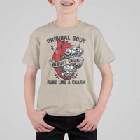 Funny Heart Surgery T Shirt For Kid Original Body Rebuilt Engine Runs Like A Charm Mechanical Heart