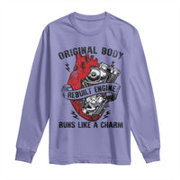 Funny Heart Surgery Long Sleeve Shirt Original Body Rebuilt Engine Runs Like A Charm Mechanical Heart