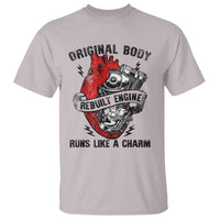 Funny Heart Surgery T Shirt Original Body Rebuilt Engine Runs Like A Charm Mechanical Heart