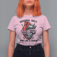 Funny Heart Surgery T Shirt For Women Original Body Rebuilt Engine Runs Like A Charm Mechanical Heart