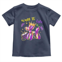 Funny Mardi Gras Toddler T Shirt Walk It Like A Dog Balloon New Orleans