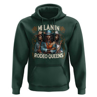 Melanin Rodeo Queen Hoodie African American Melanin Black Cowgirl Swag