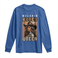 Melanin Rodeo Queen Long Sleeve Shirt African American Melanin Black Cowgirl