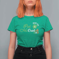 Pat McCrotch Irish Pub T Shirt For Women St Patricks Day Drinking Humor