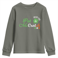 Pat McCrotch Irish Pub Youth Sweatshirt St Patricks Day Drinking Humor