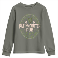 Pat McCrotch Irish Pub Youth Sweatshirt St Patricks Day Dirty Adult Drinking