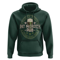 Funny Pat McCrotch Irish Pub Hoodie St Patricks Day Adult Humor Party Drinking
