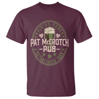 Funny Pat McCrotch Irish Pub T Shirt St Patricks Day Adult Humor Party Drinking