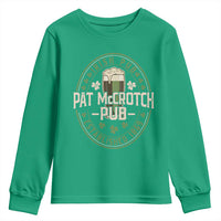 Funny Pat McCrotch Irish Pub Youth Sweatshirt St Patricks Day Adult Humor Party Drinking