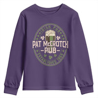 Funny Pat McCrotch Irish Pub Youth Sweatshirt St Patricks Day Adult Humor Party Drinking