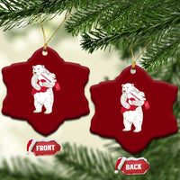 Greenland Is Not For Sale Ceramic Ornament Greenland Bear Hug