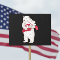 Greenland Is Not For Sale Protest Sign Greenland Bear Hug