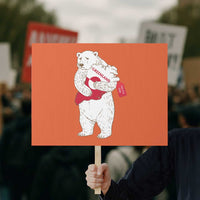 Greenland Is Not For Sale Protest Sign Greenland Bear Hug