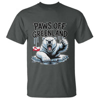 Paws Off Greenland T Shirt Resist Polar Bear Political Satire