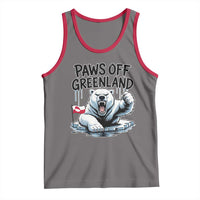 Paws Off Greenland Tank Top Resist Polar Bear Political Satire