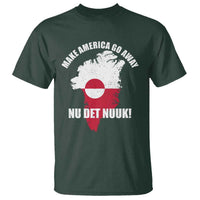 Nu Det Nuuk Make America Go Away T Shirt Support Greenland Political Statement