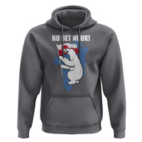Nu Det Nuuk Nows Enough Hoodie Funny Saying Bear Greenlandic Flag