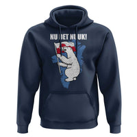 Nu Det Nuuk Nows Enough Hoodie Funny Saying Bear Greenlandic Flag