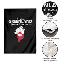 Make Greenland Great Again Garden Flag Act USA 51st State Greenland