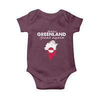 Make Greenland Great Again Baby Onesie Act USA 51st State Greenland