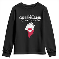 Make Greenland Great Again Youth Sweatshirt Act USA 51st State Greenland