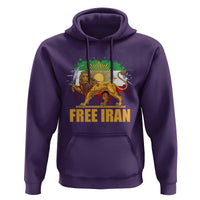 Free Iran Hoodie Iran Flag Lion And Sun Persian Pride Iranian Protests