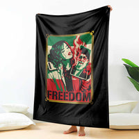 Free Iran Protest Throw Blanket Support Women Life Freedom Statement