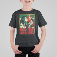 Free Iran Protest T Shirt For Kid Support Women Life Freedom Statement