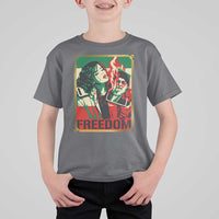 Free Iran Protest T Shirt For Kid Support Women Life Freedom Statement
