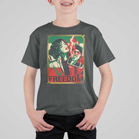 Free Iran Protest T Shirt For Kid Support Women Life Freedom Statement