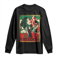 Free Iran Protest Long Sleeve Shirt Support Women Life Freedom Statement