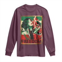 Free Iran Protest Long Sleeve Shirt Support Women Life Freedom Statement