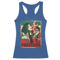 Free Iran Protest Racerback Tank Top Support Women Life Freedom Statement