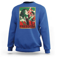 Free Iran Protest Sweatshirt Support Women Life Freedom Statement