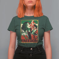 Free Iran Protest T Shirt For Women Support Women Life Freedom Statement