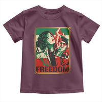 Free Iran Protest Toddler T Shirt Support Women Life Freedom Statement