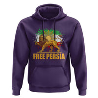 Free Persian Hoodie Iran Flag Lion And Sun Persian Pride Iranian Protests