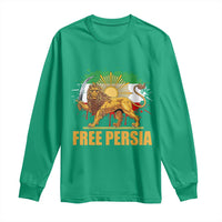 Free Persian Long Sleeve Shirt Iran Flag Lion And Sun Persian Pride Iranian Protests