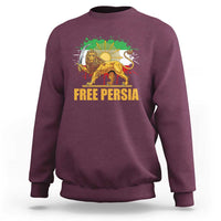 Free Persian Sweatshirt Iran Flag Lion And Sun Persian Pride Iranian Protests